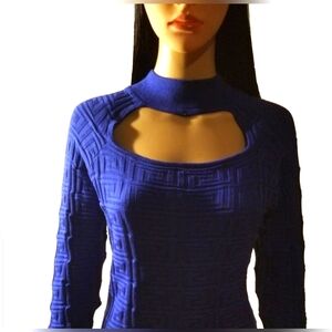 Women's Royal Blue Knit Shirt